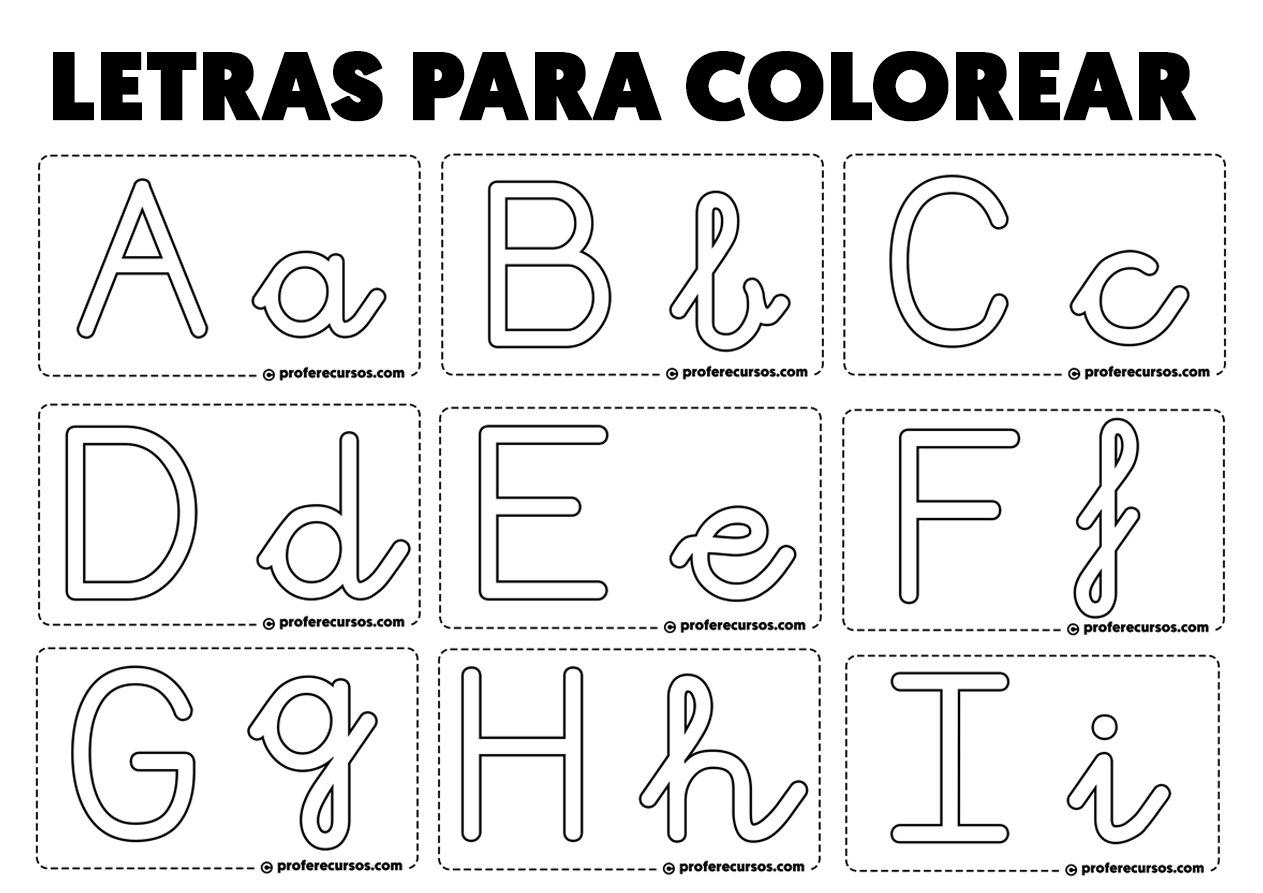 Aplicado Interpretativo En el piso Letras para Colorear | ABECEDARIO COMPLETO para Colorear