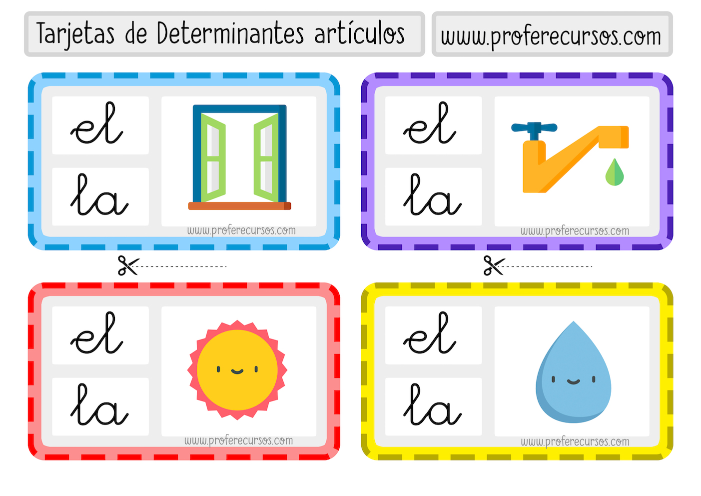 Los Articulos Para niños de Primaria