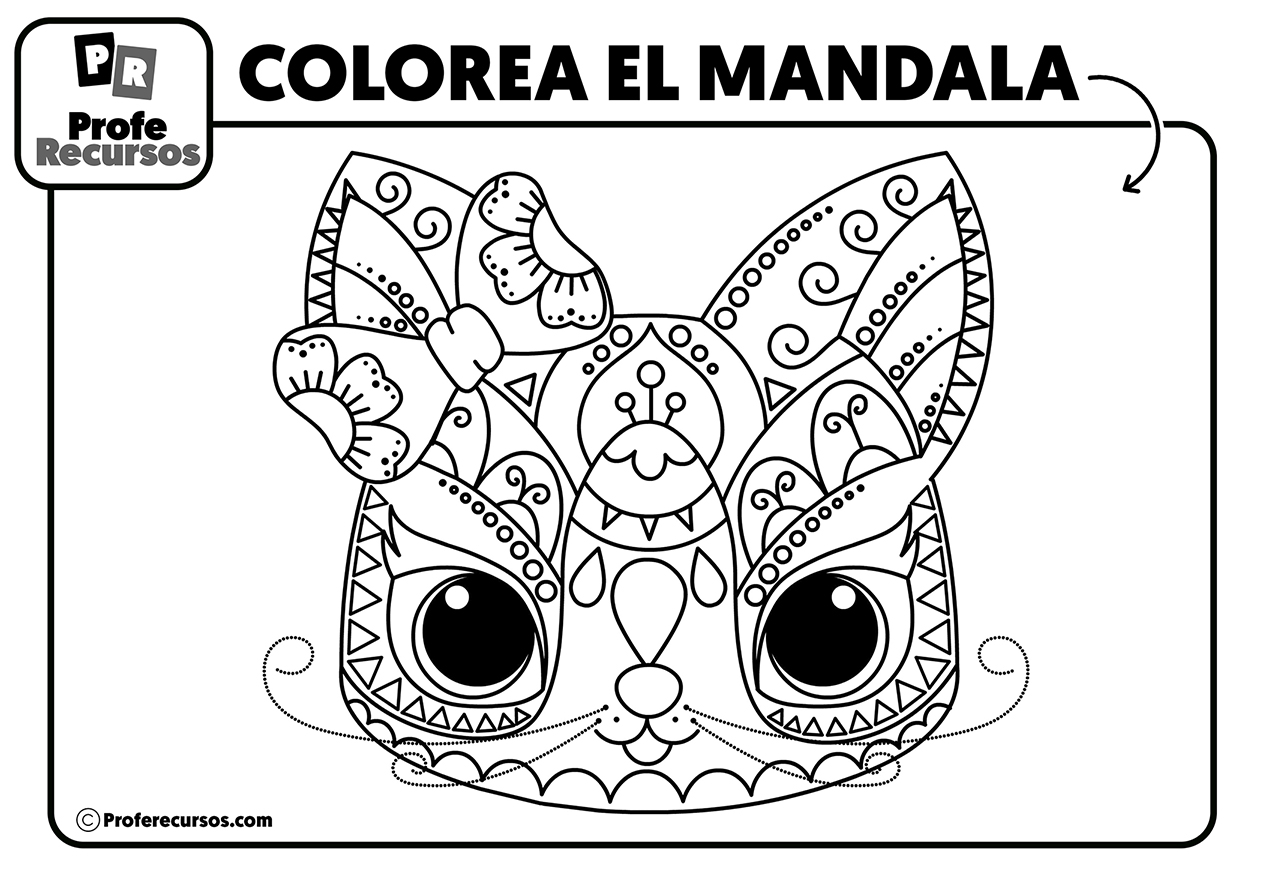 Mandalas de animales para niños