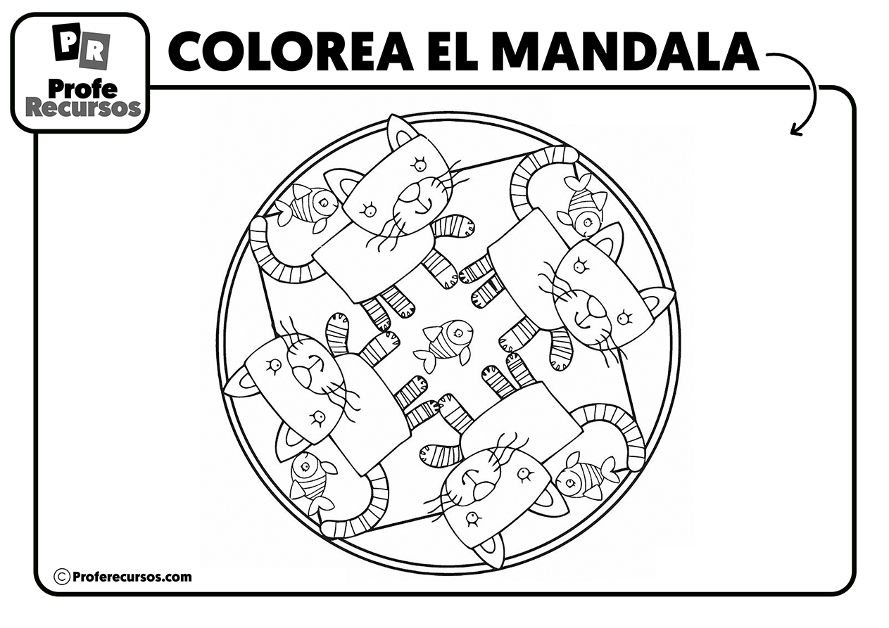 Mandalas para colorear infantiles