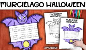 Manualidad murcielago para halloween