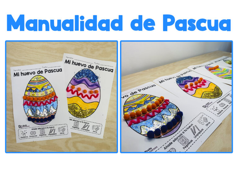 Manualidad de pascua para niños