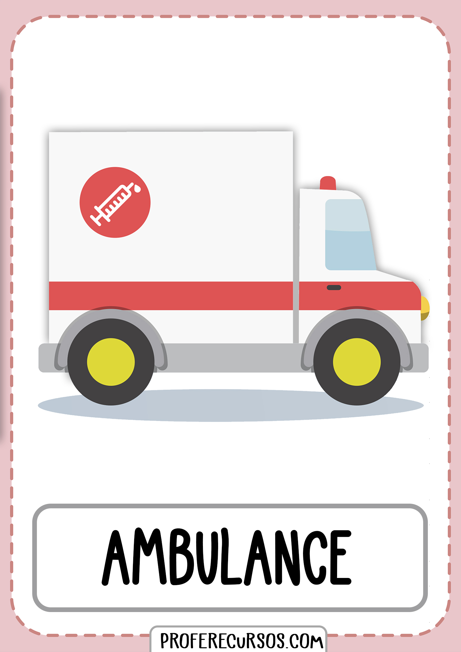 Means-of-transport-vocabulary-ambulance