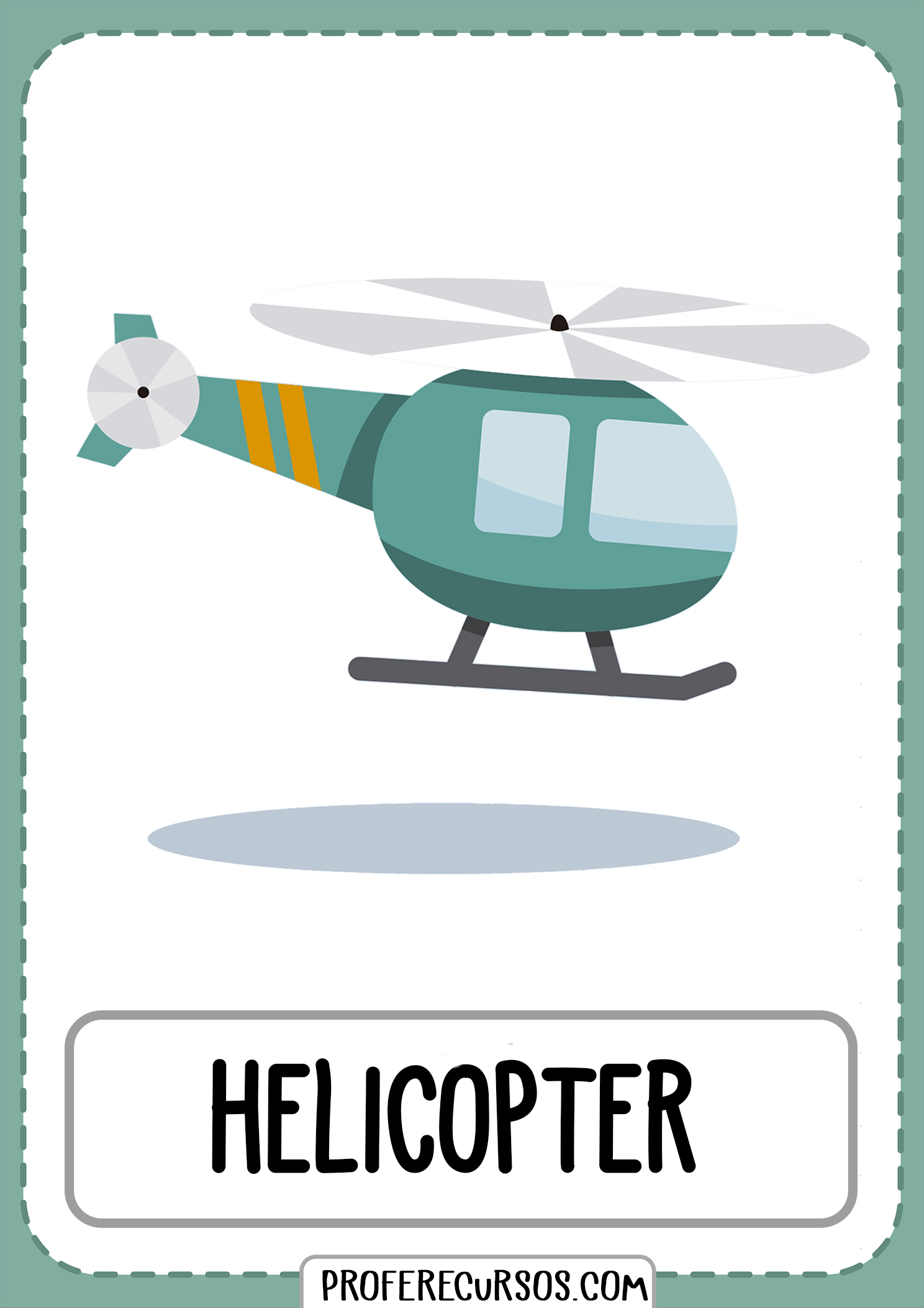 Means-of-transport-vocabulary-helicopter