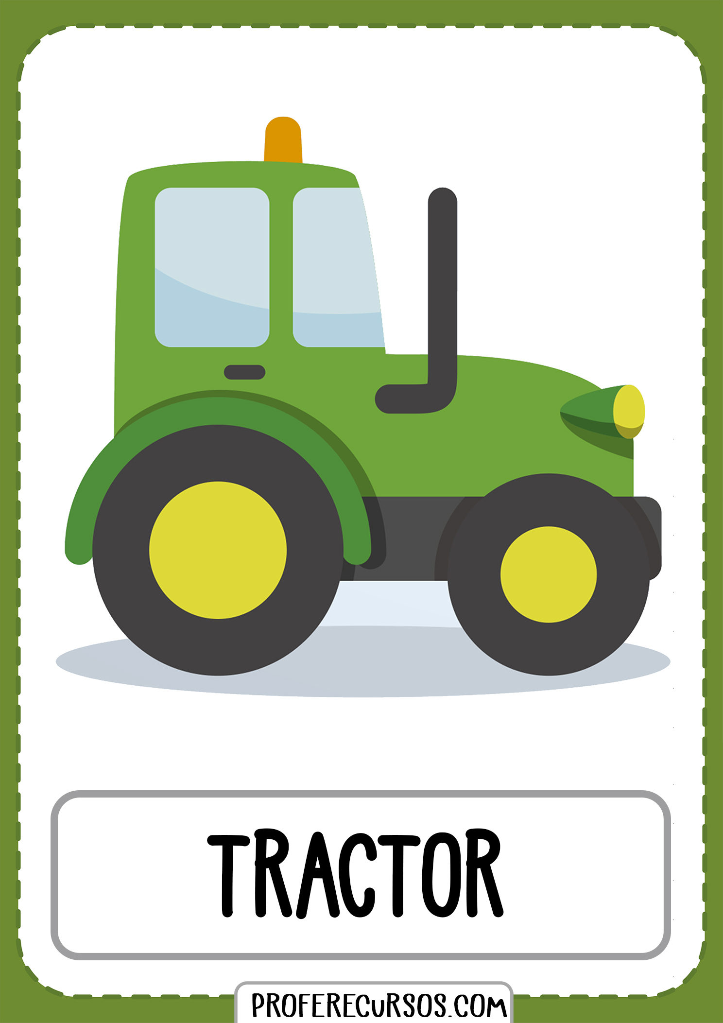 Means-of-transport-vocabulary-tractor