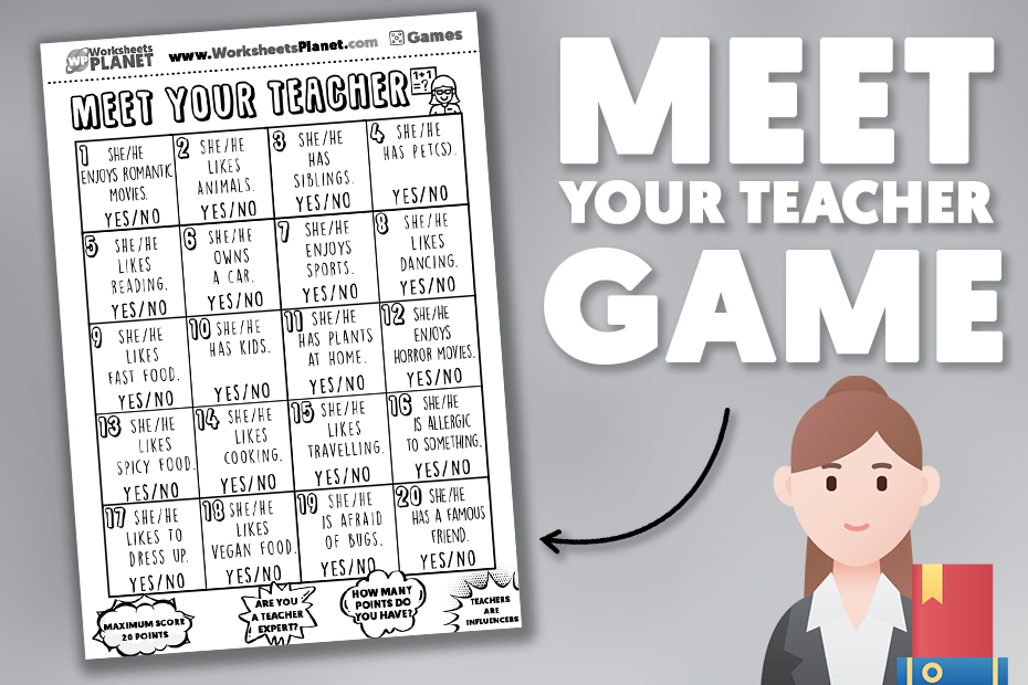 Meetyourteachergameforkids