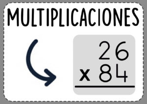 Multiplicaciones de 2 cifras