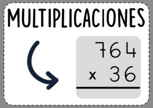 Multiplicaciones de 3 cifras