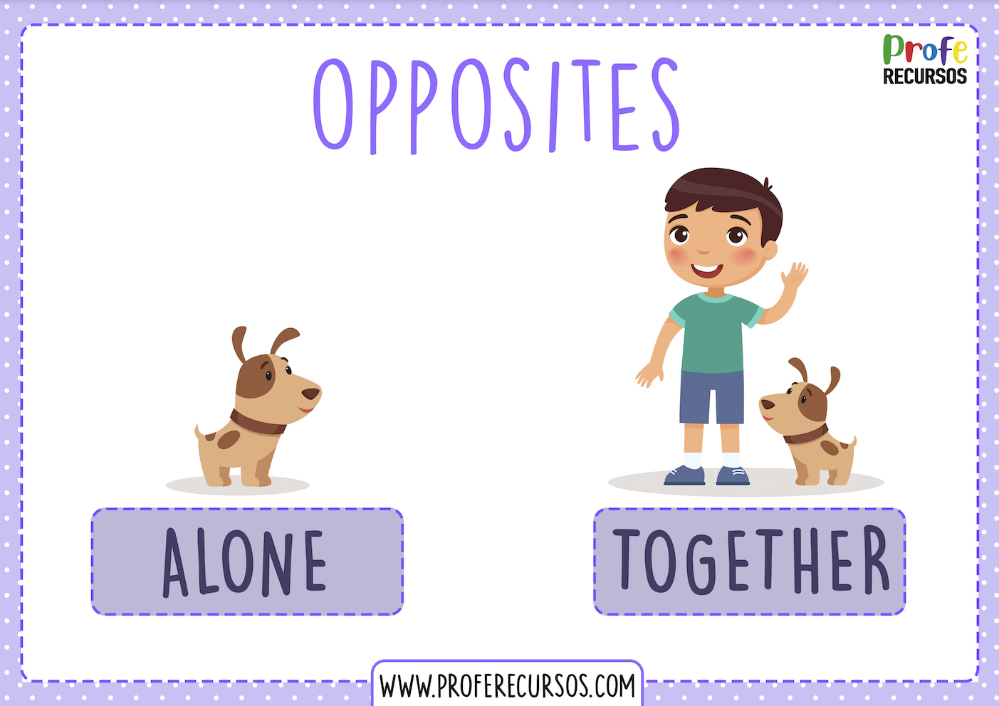 Opposites activities pdf