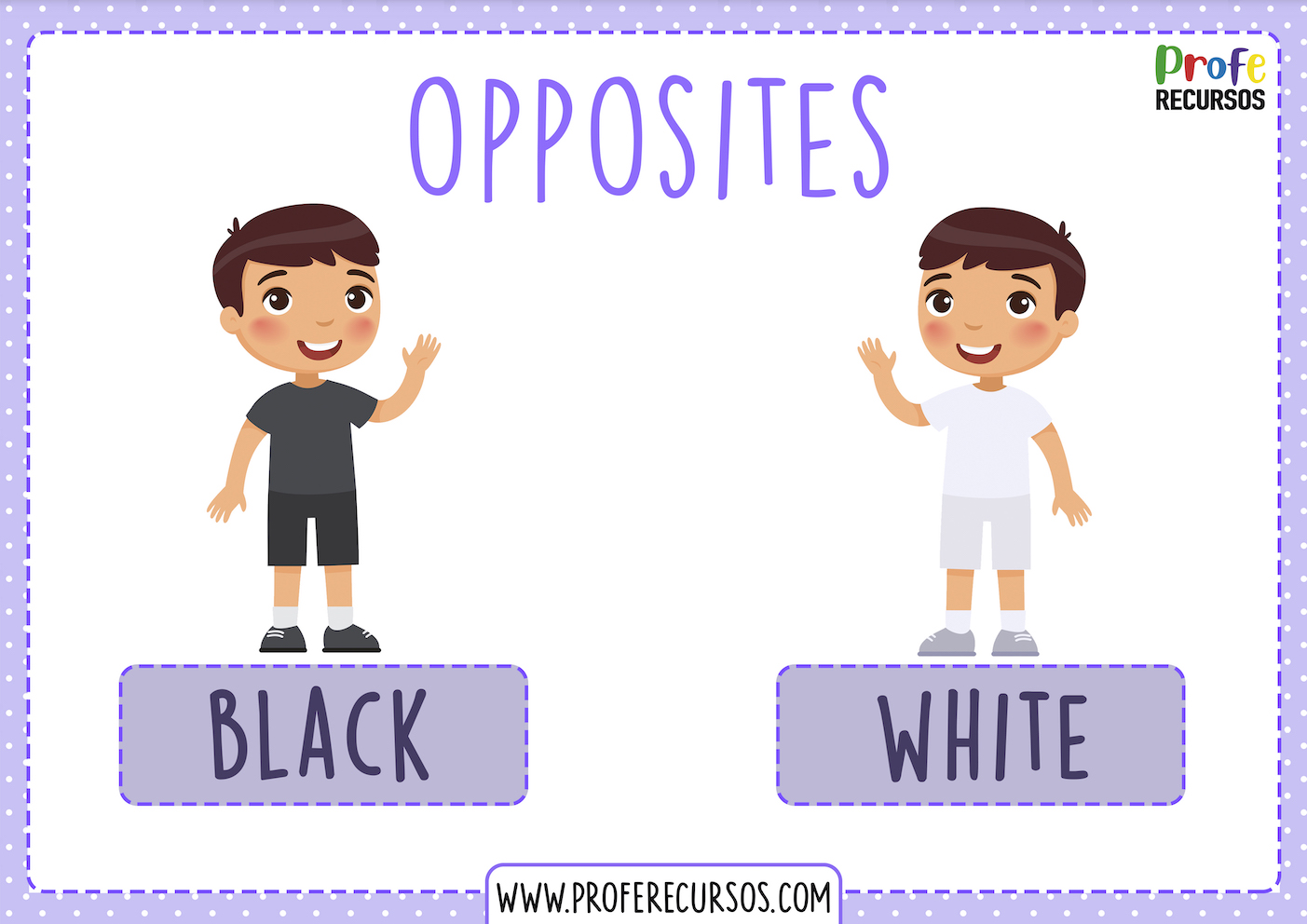 Opposites adjectives