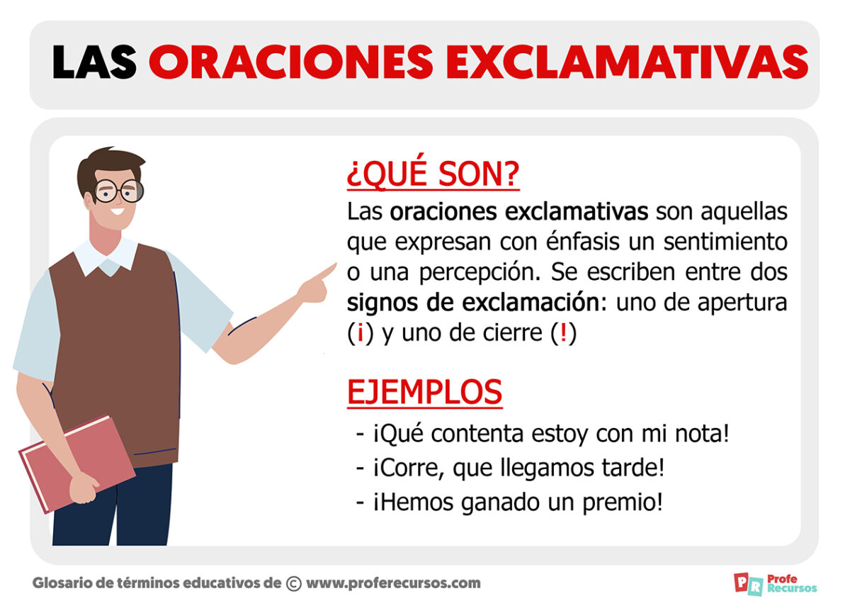 Qu son las oraciones exclamativas