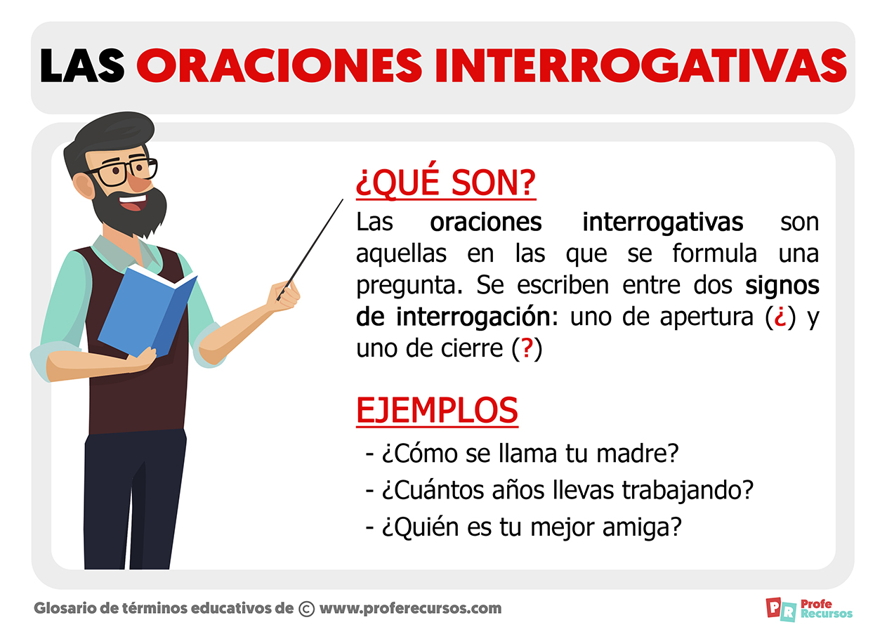 Oraciones interrogativas