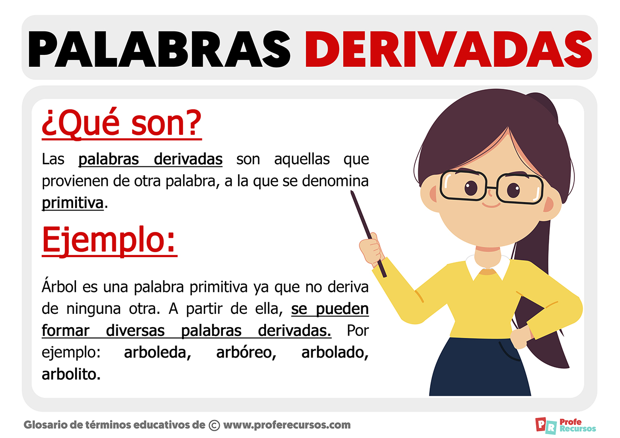 Palabras derivadas