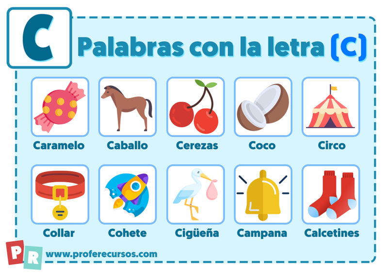 Palabras con C Que empiezan por