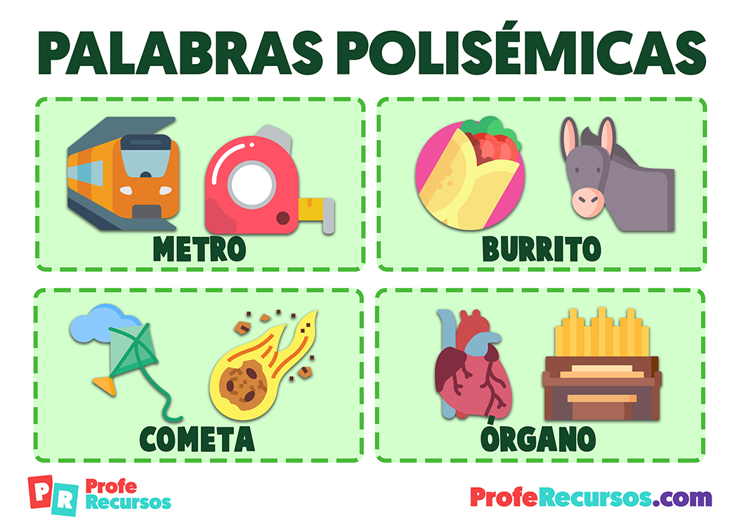 Palabras polisemicas y ejemplos