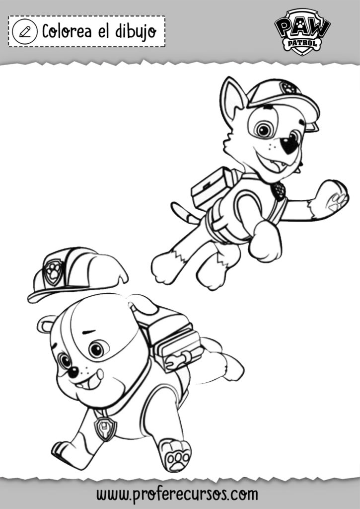 Paw patrol drawing