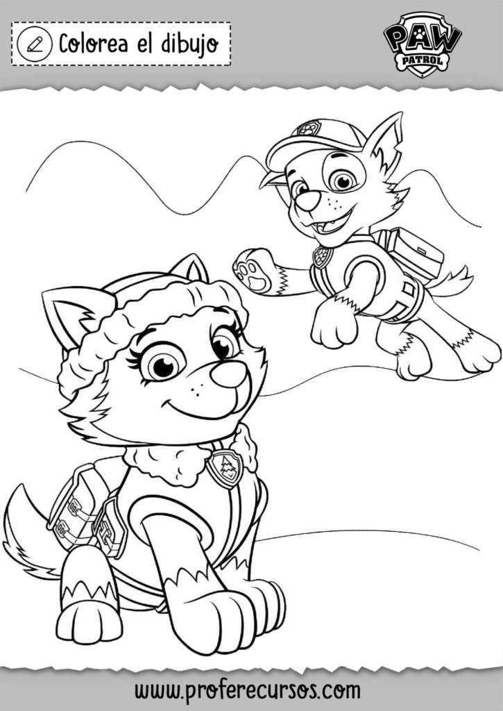 Paw patrol drawing for kids