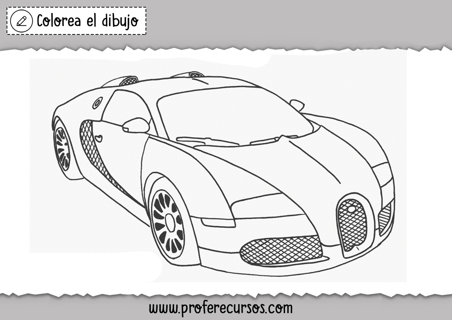 Pintar Dibujos de Coches