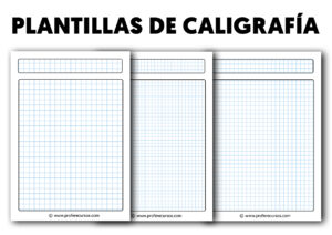 Plantillas de caligrafia