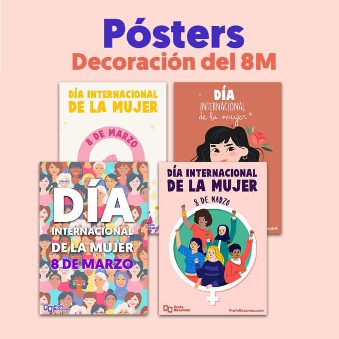 Posters dia de la mujer