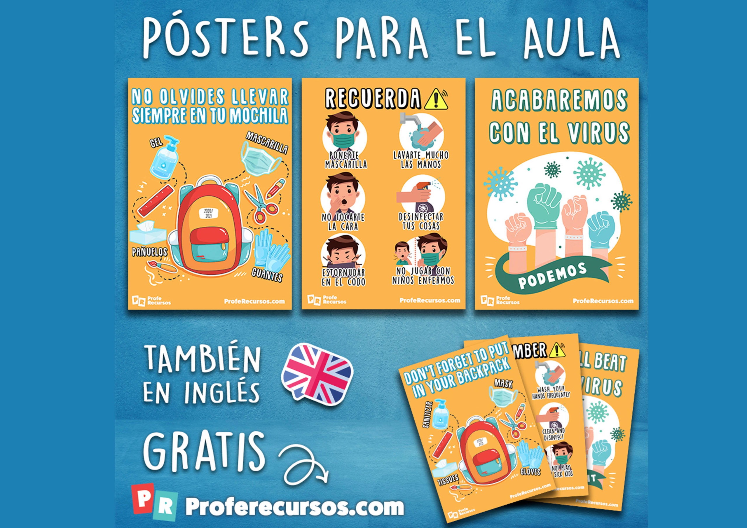 Posters para decorar tu clase
