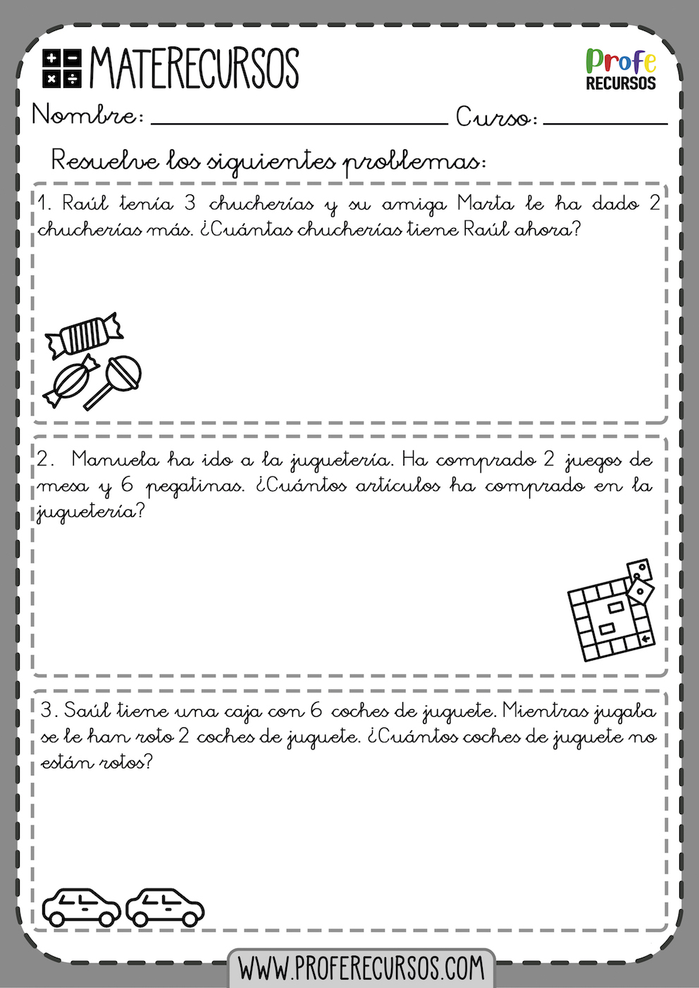 Problemas de Matematicas Para Primaria