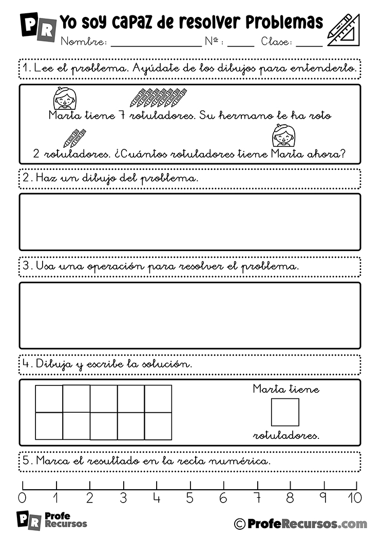 Problemas de matematicas 1 primaria