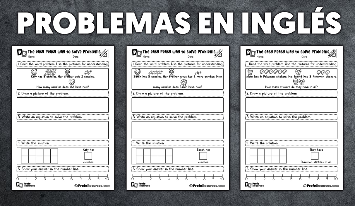 Problemas de matematicas y en ingles