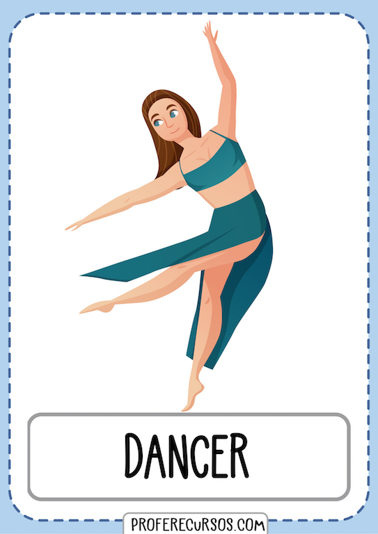 Professions Jobs Vocabulary Dancer