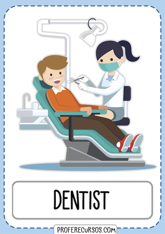 Professions Jobs Vocabulary Dentist