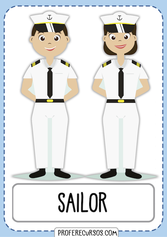 Professions Vocabulary Sailor