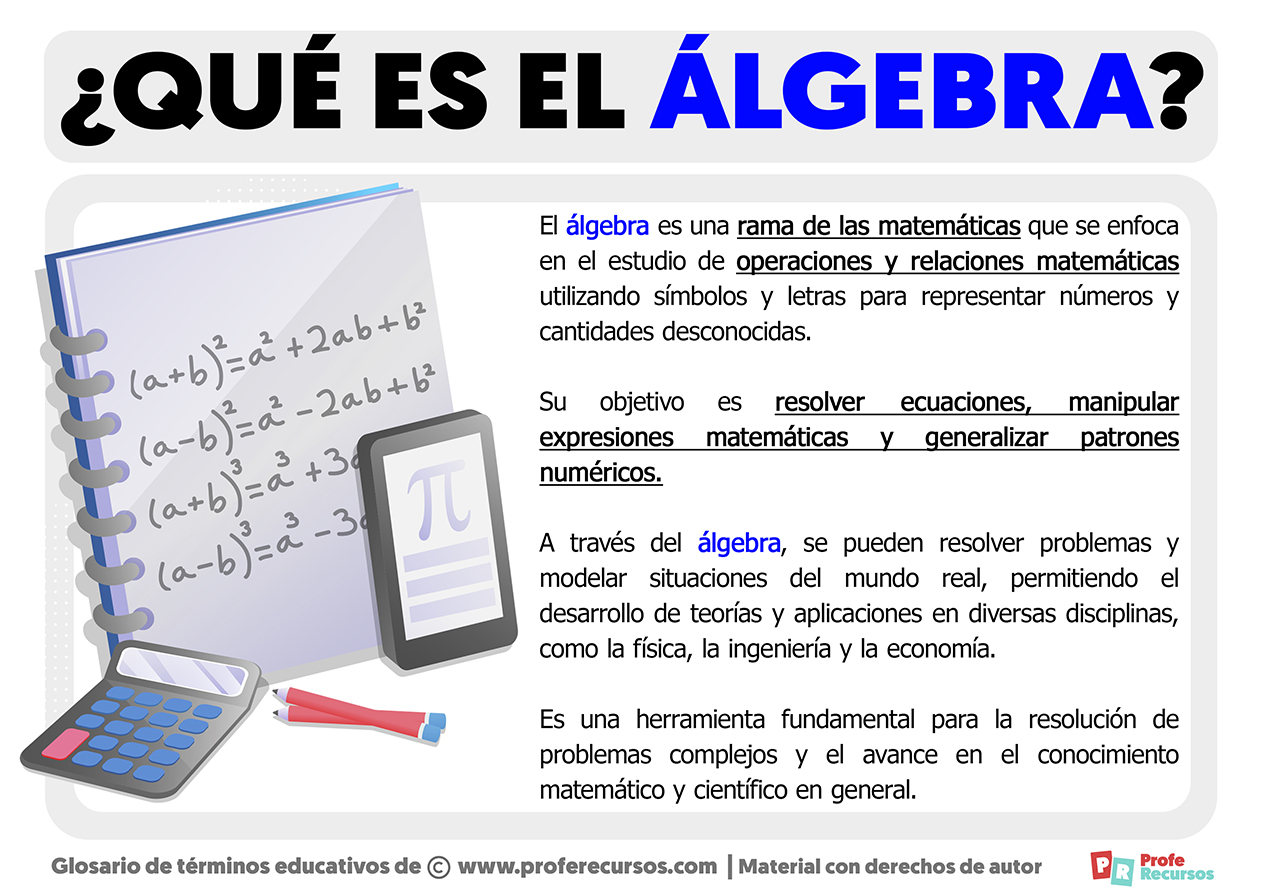 Que es el algebra