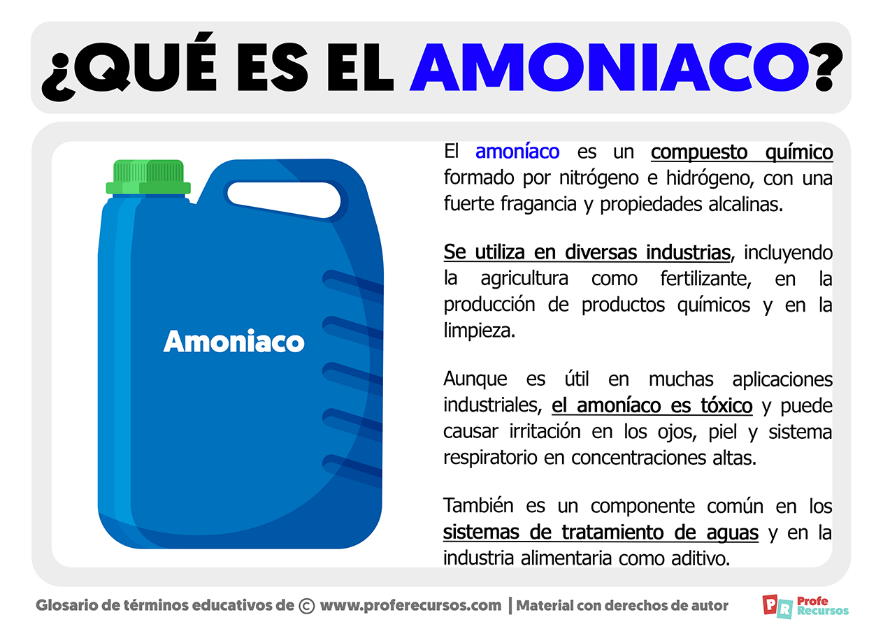 Que es el amoniaco