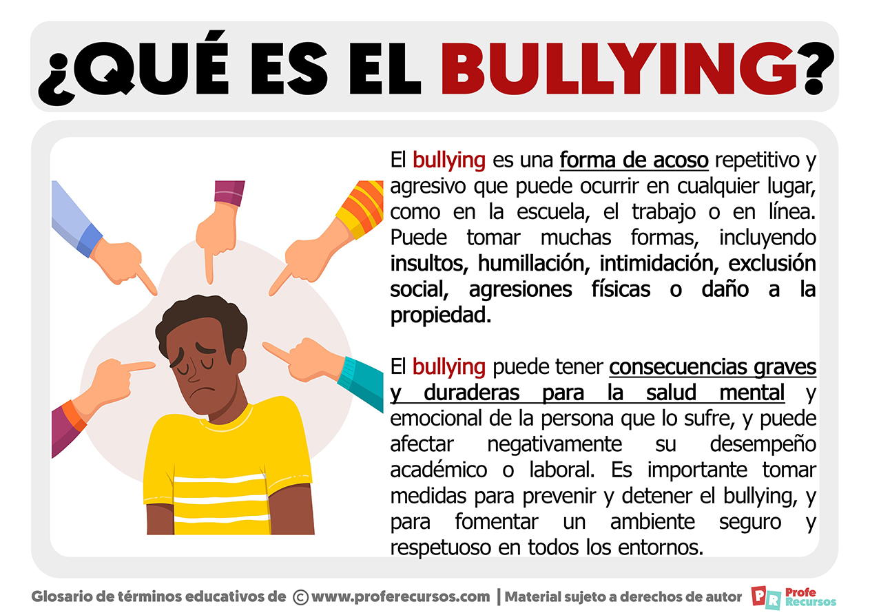 Que es el bullying