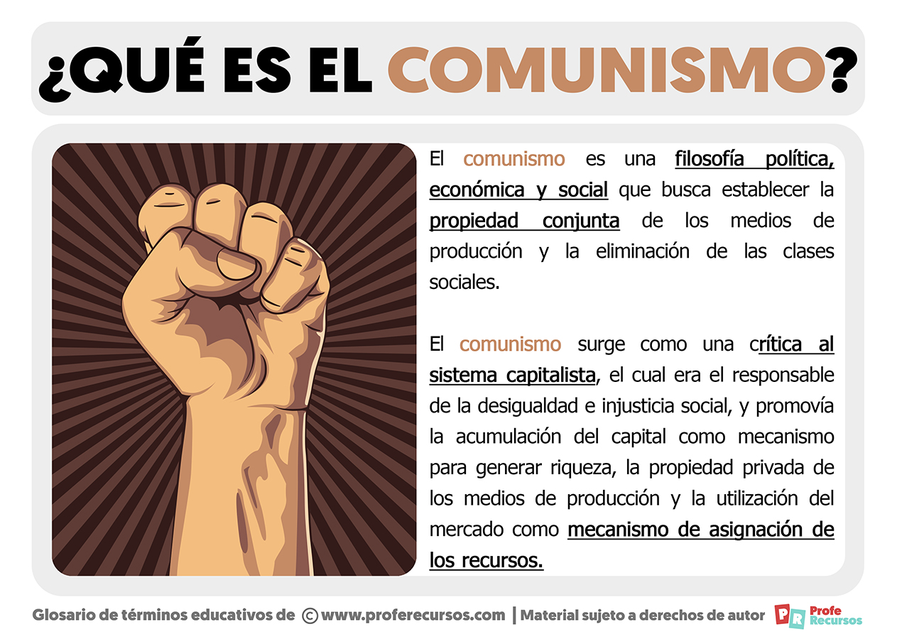 Que es el comunismo