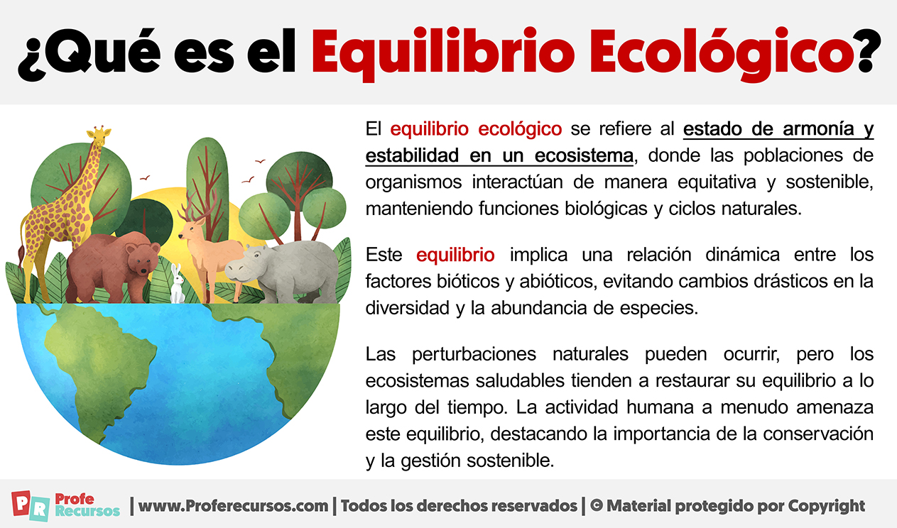 Que es el equilibrio ecologico