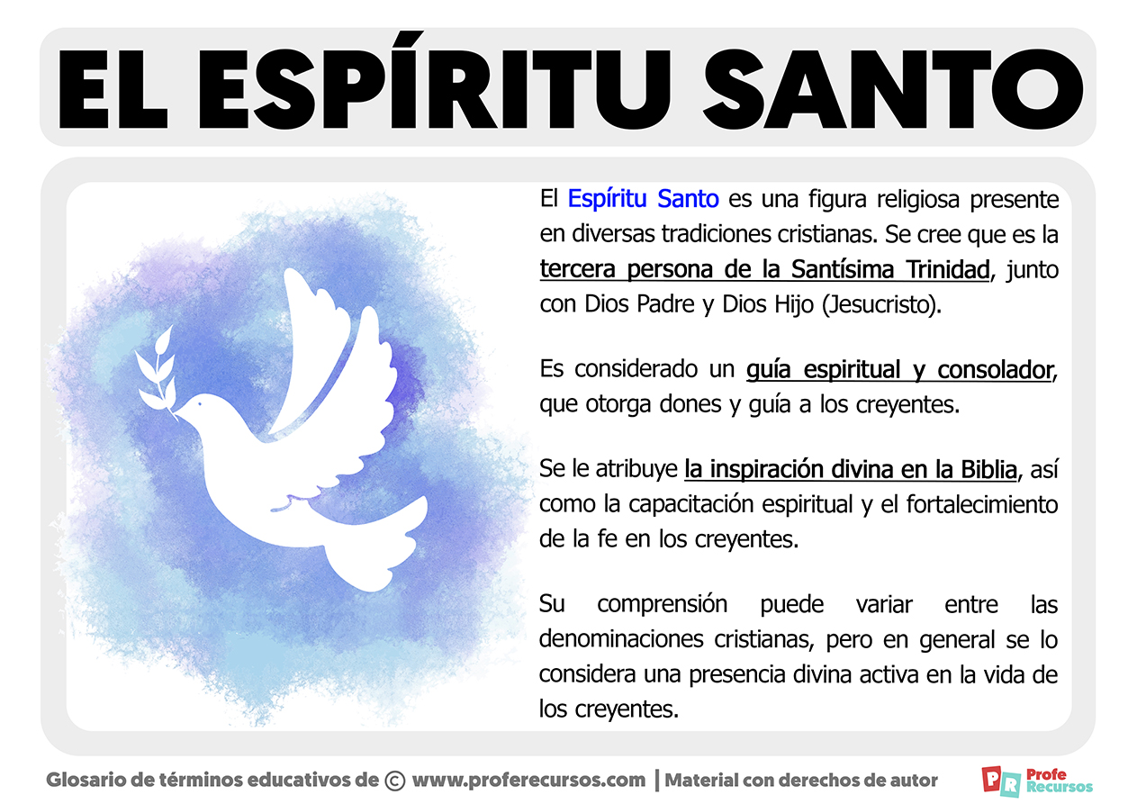 quien es el espiritu santo