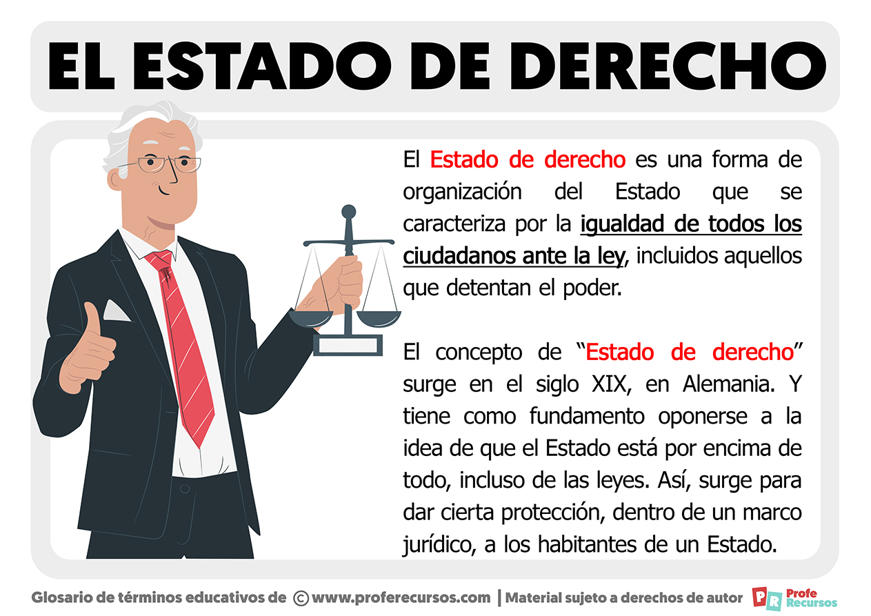 Que es el estado de derecho