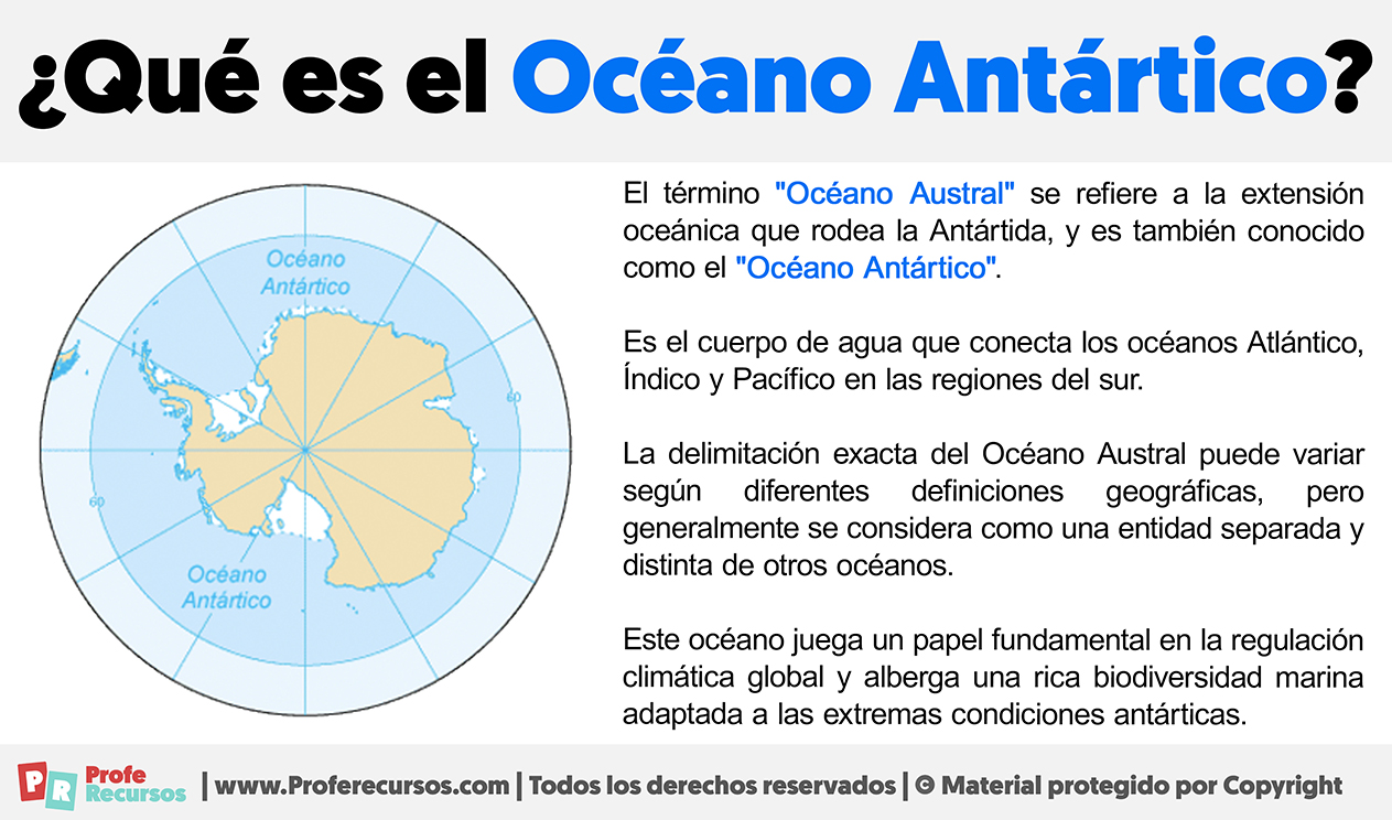 Que es el oceano antartico