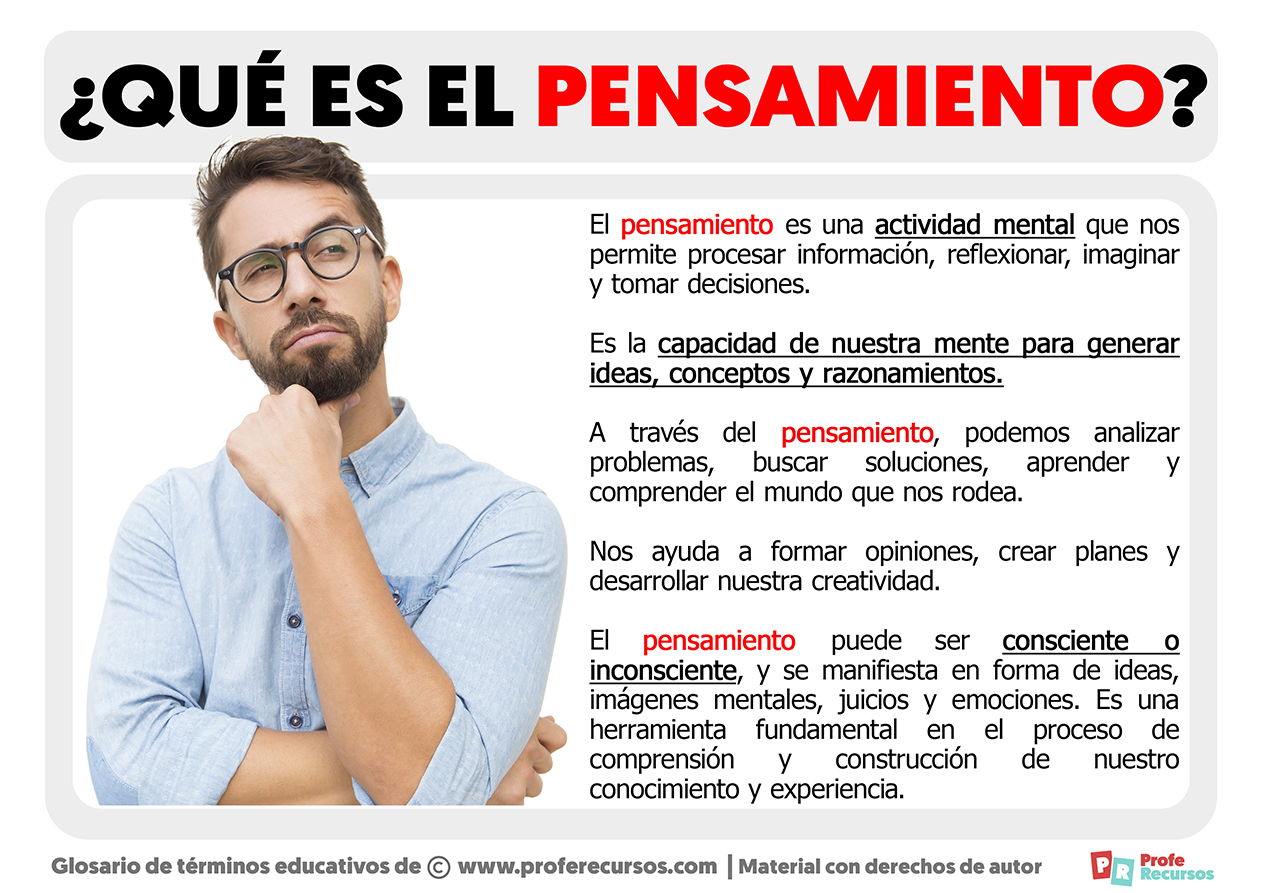 Que es el pensamiento