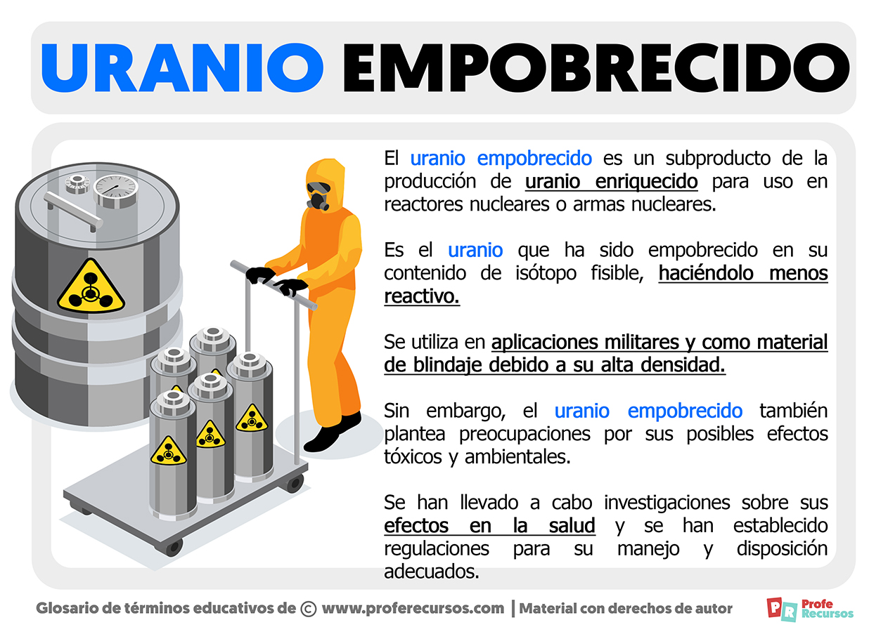 Que es el uranio empobrecido