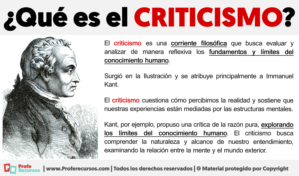 Que es el criticismo