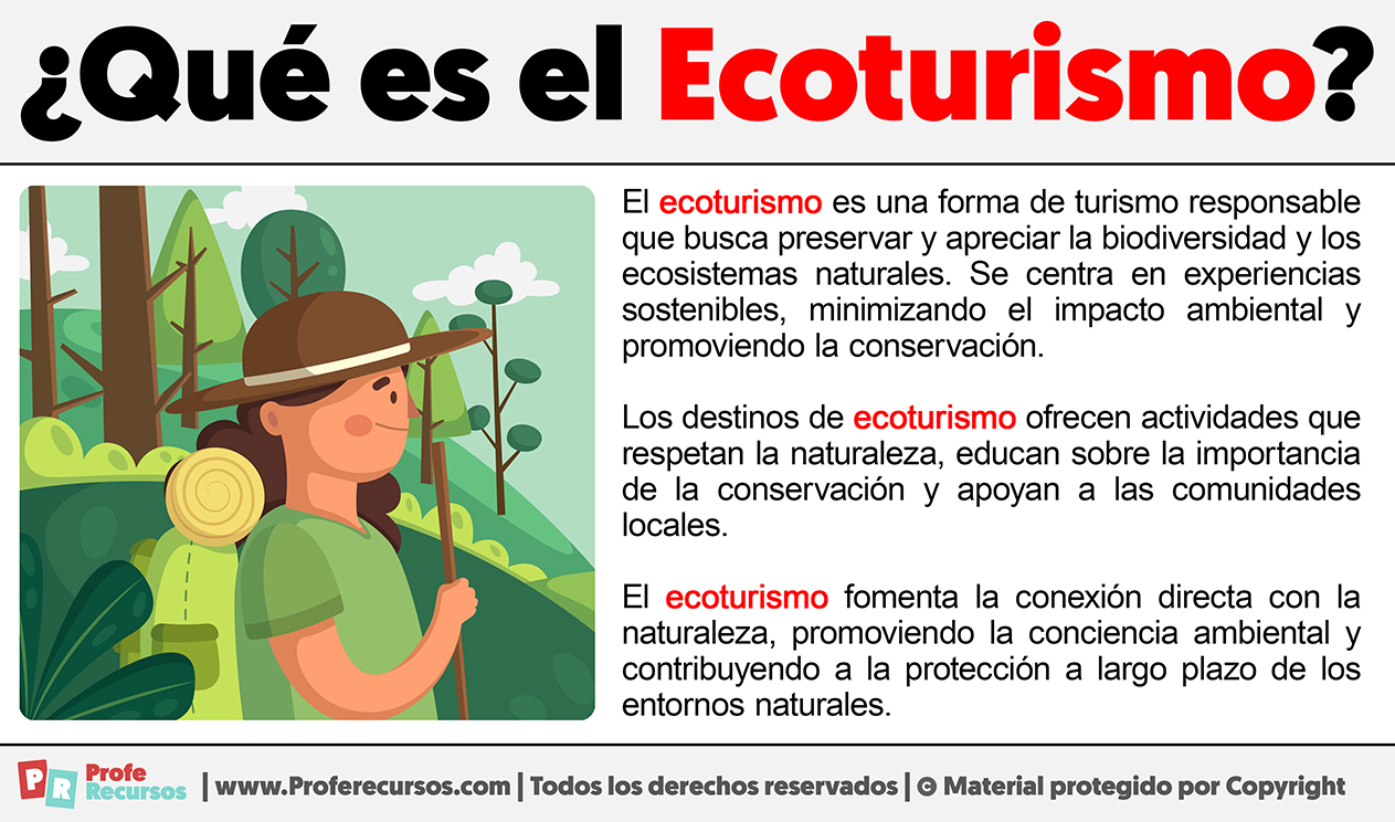 Que es el ecoturismo