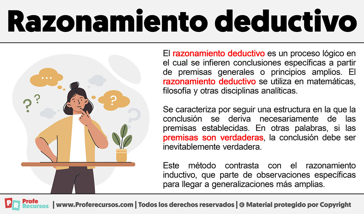 Qué es el Razonamiento Deductivo | Ejemplo real