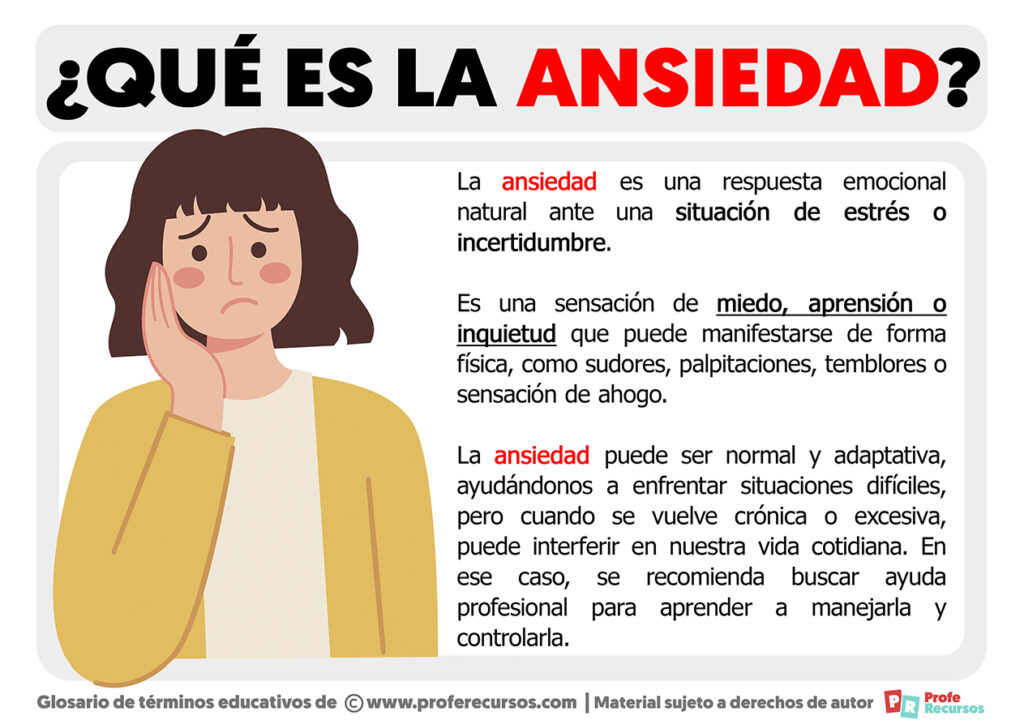 Qu es la ansiedad definici n de ansiedad