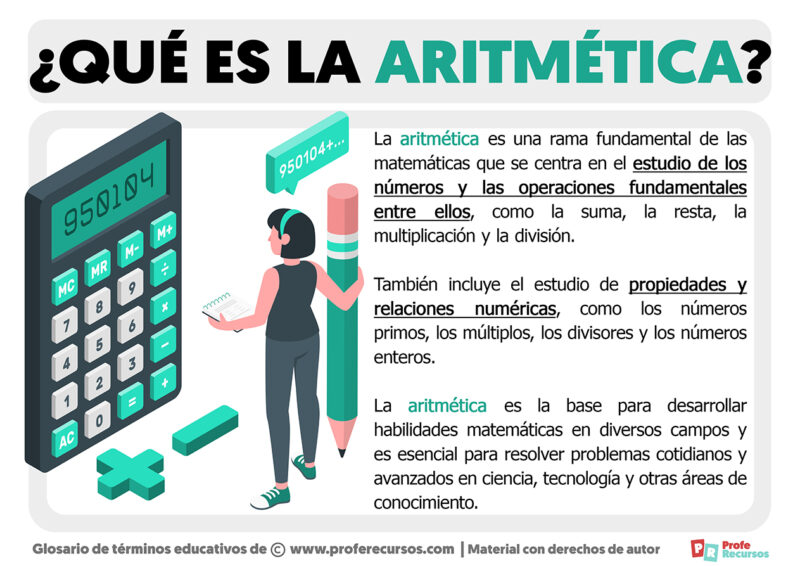 Qué es la Aritmética