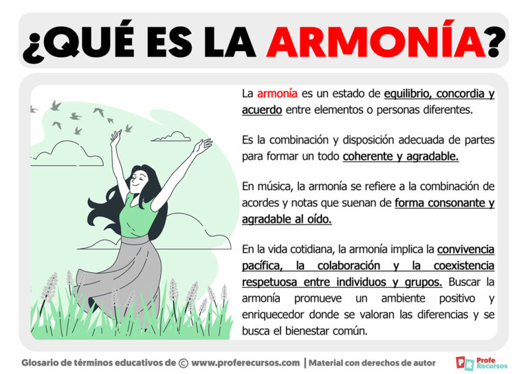 Qué es la Armonía | Definición de Armonía