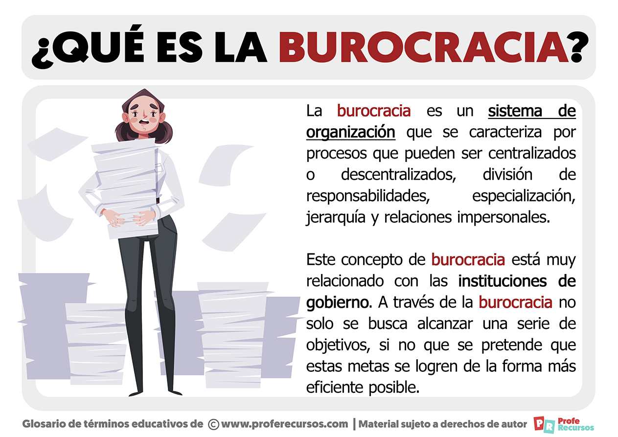 Que es la burocracia
