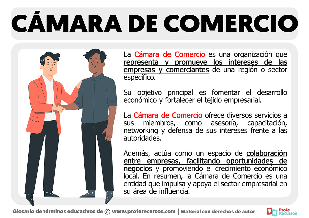 Que es la camara de comercio