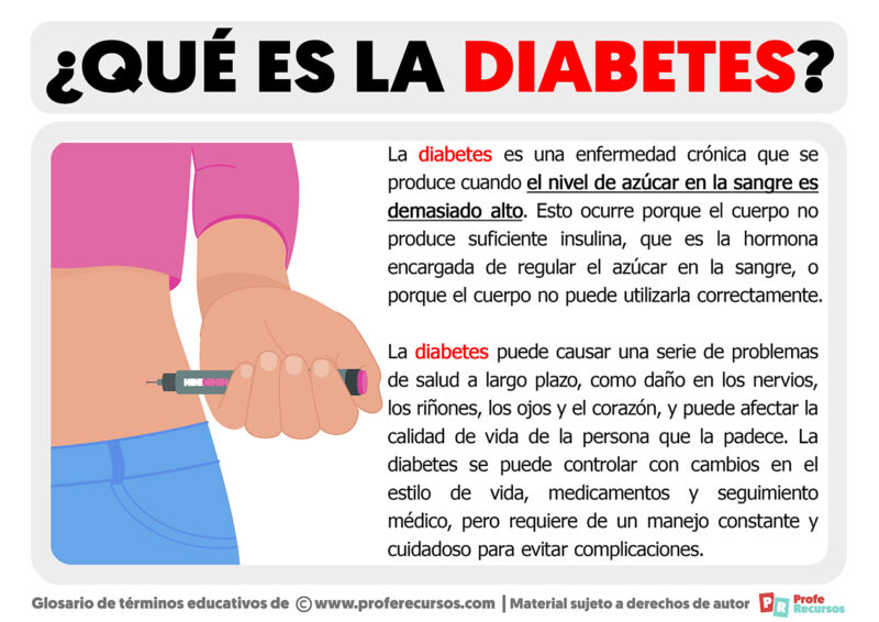 Qué es la Diabetes Definición, Tipos y Síntomas